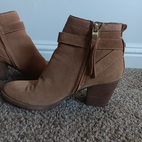 Sam Edelman Suede Leather Ankle Booties - Picture 5 of 14